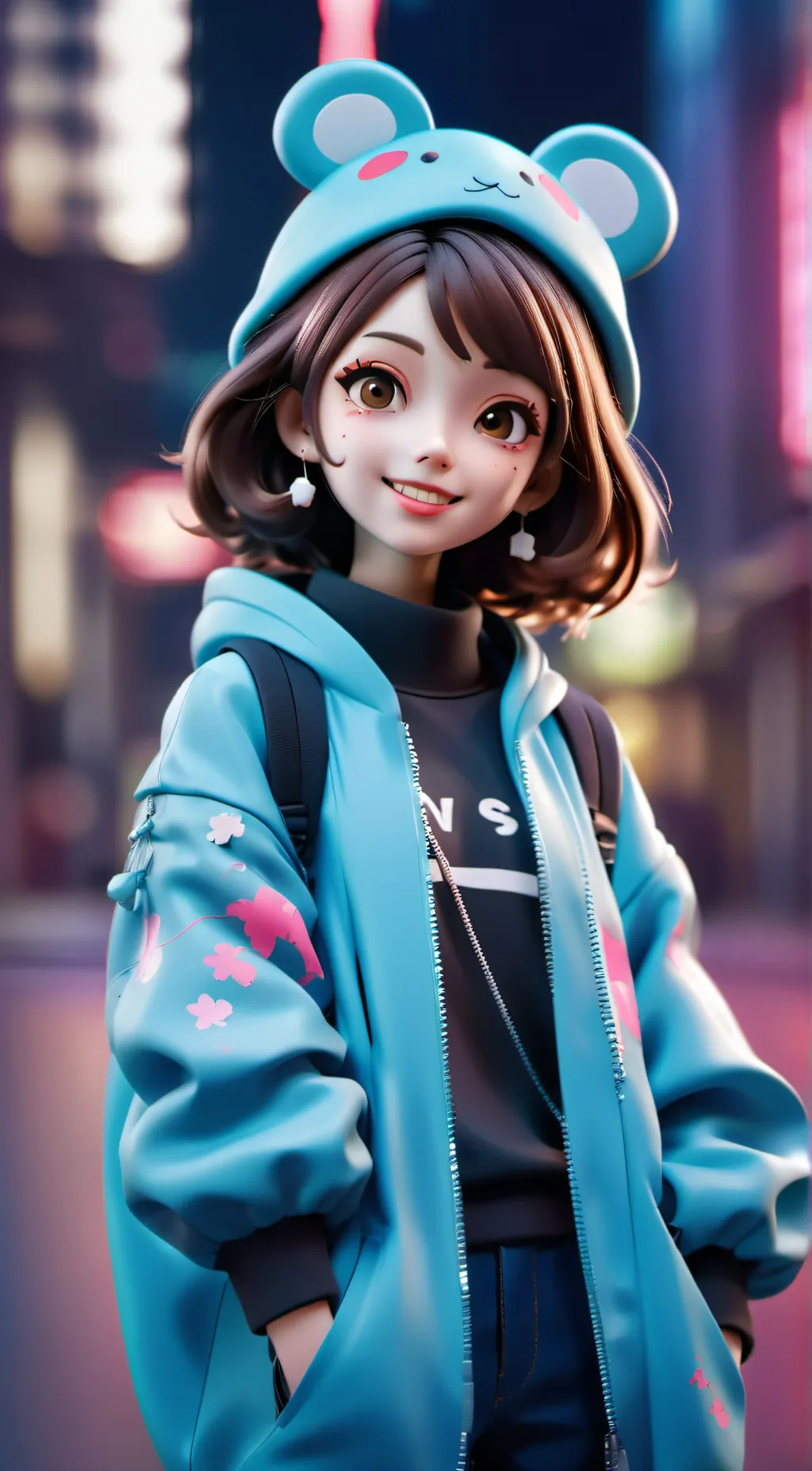 ai character: uraraka background