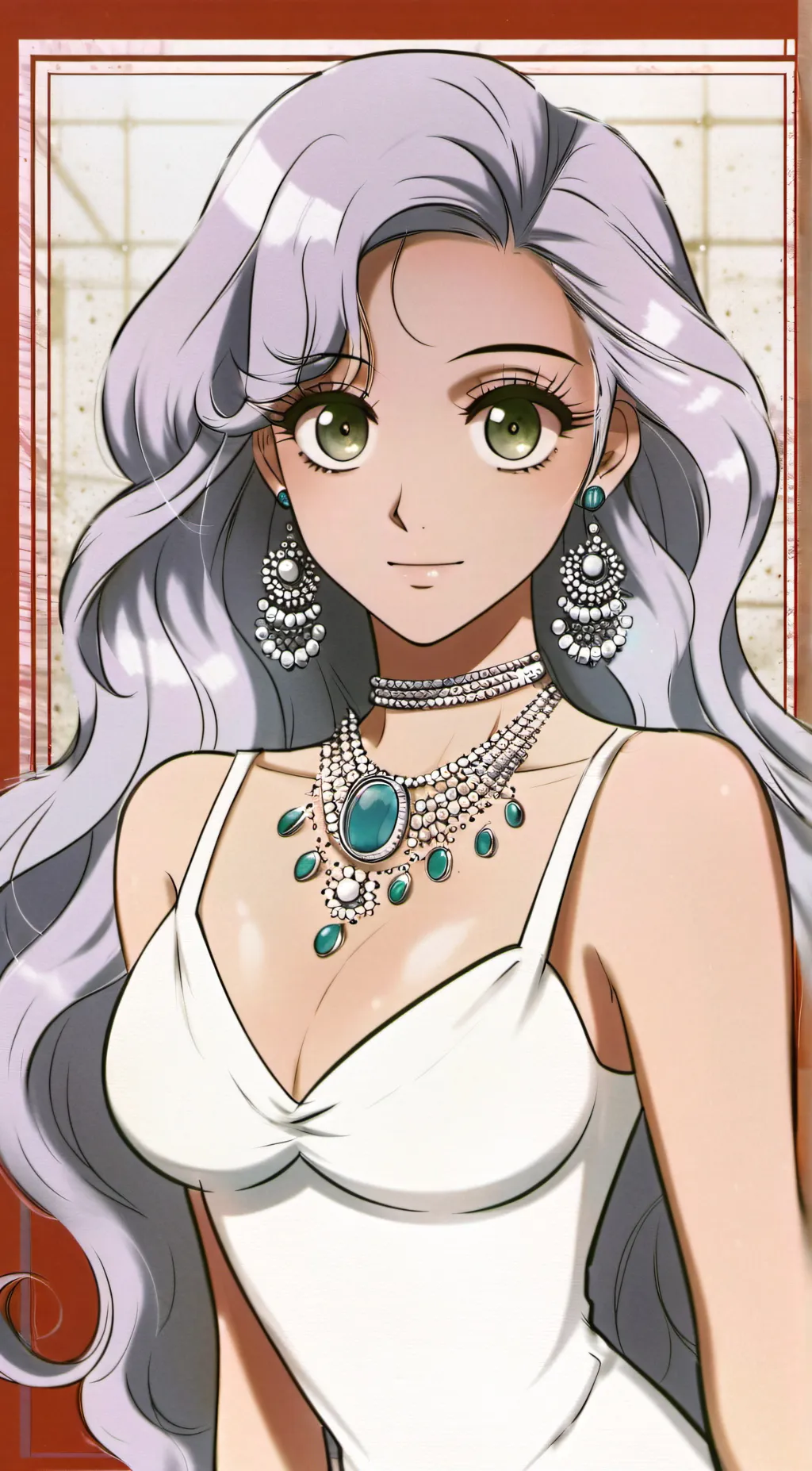 ai character: Crystal  background