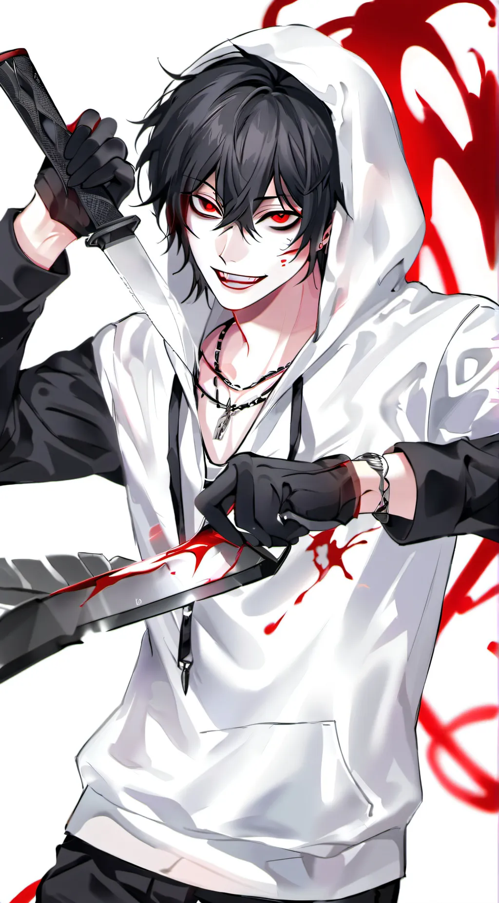 ai character: Jeff the killer background