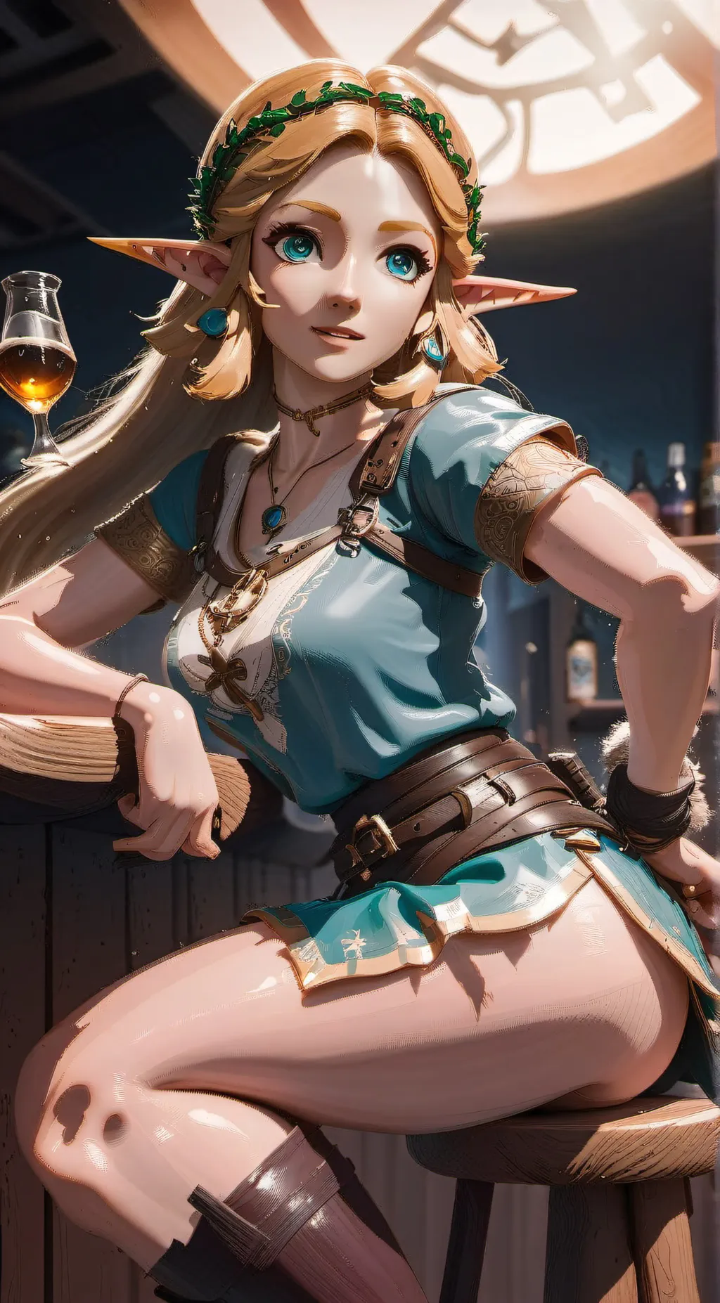 ai character: Princess Zelda background