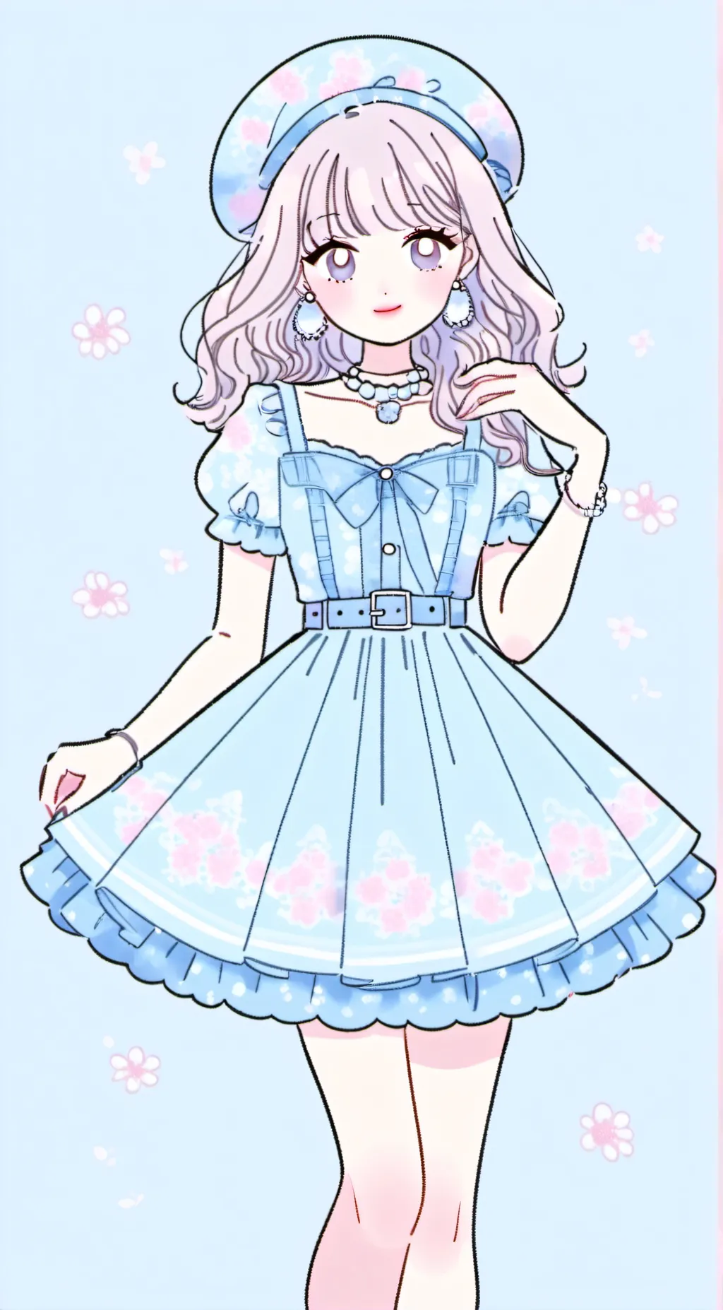 ai character: her name is Olivia background