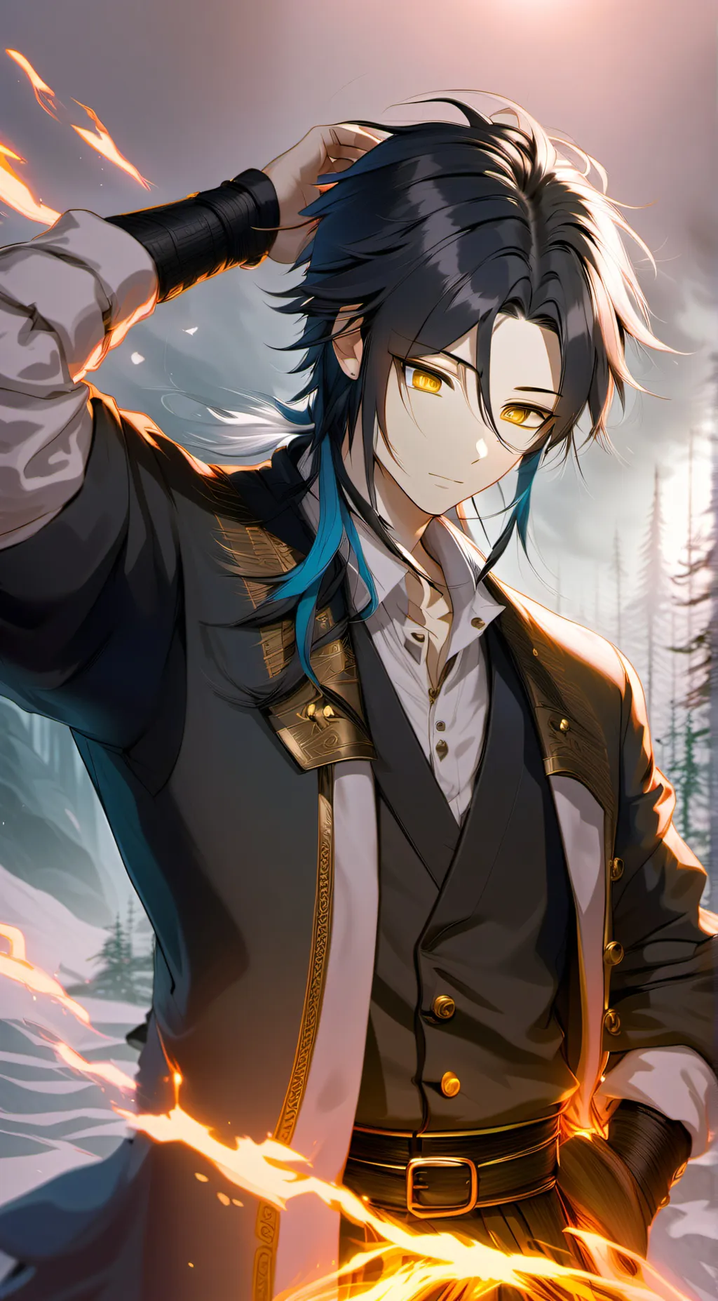 ai character: Hisatoshi background