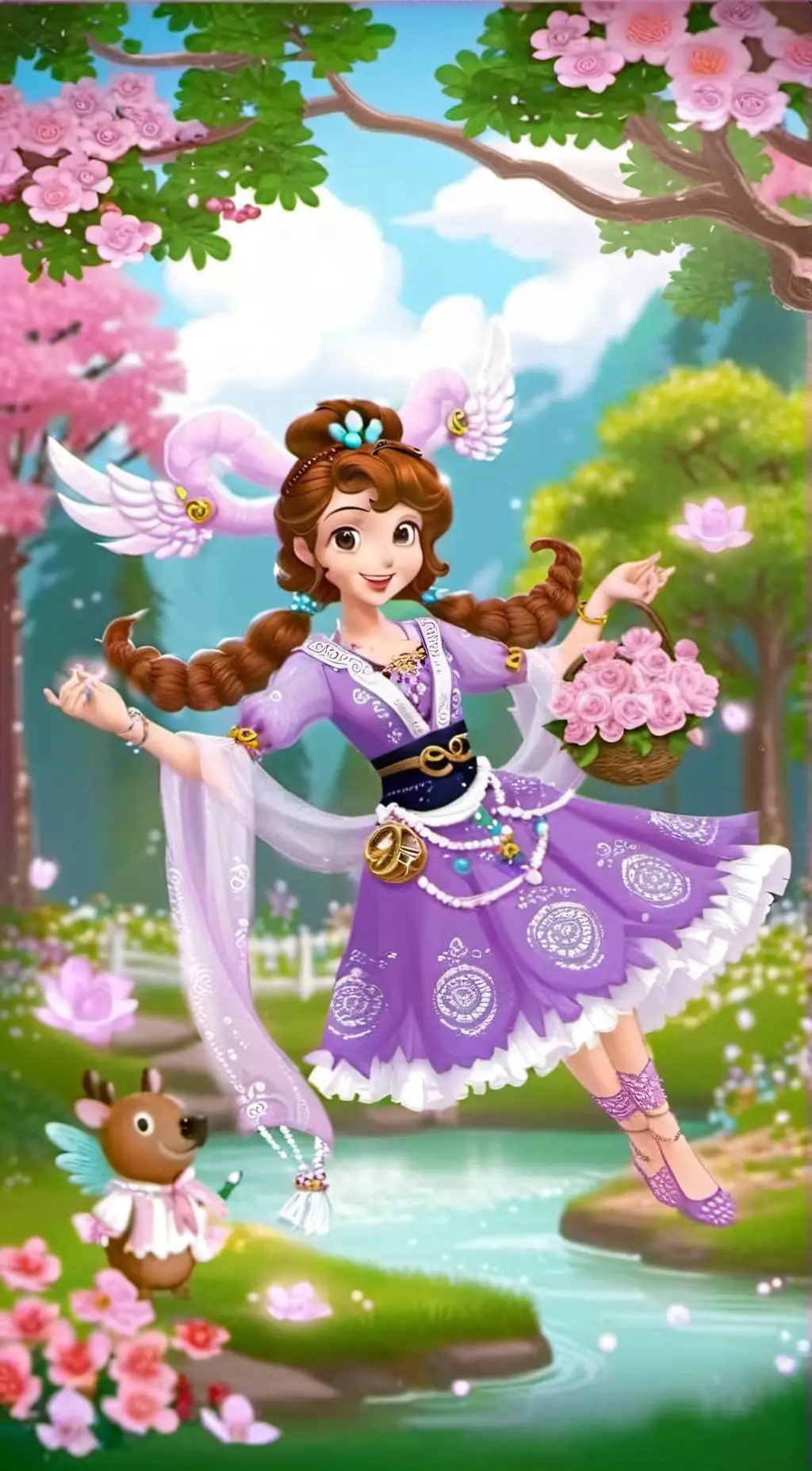 ai character: Sofia background