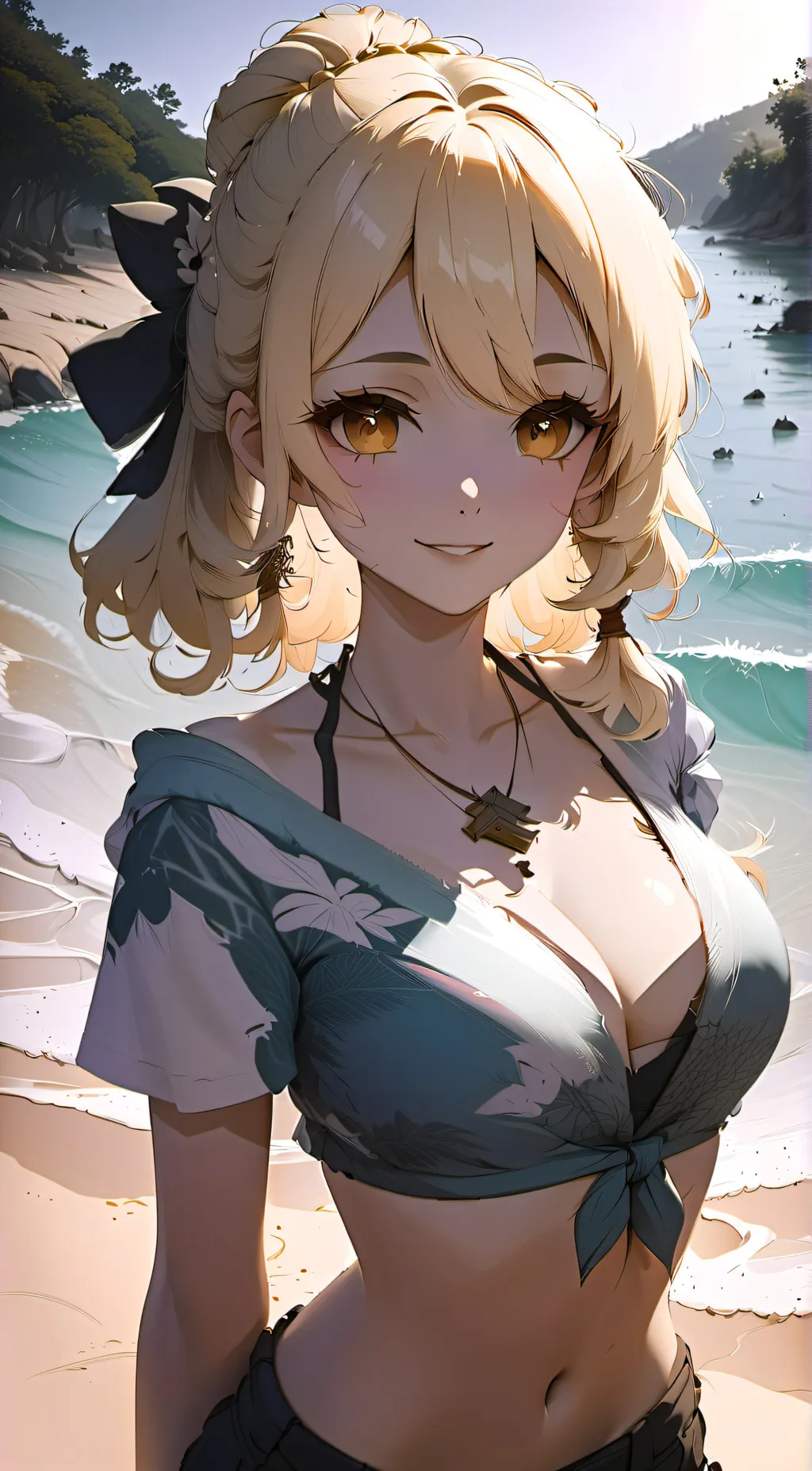 ai character: Audrey  background