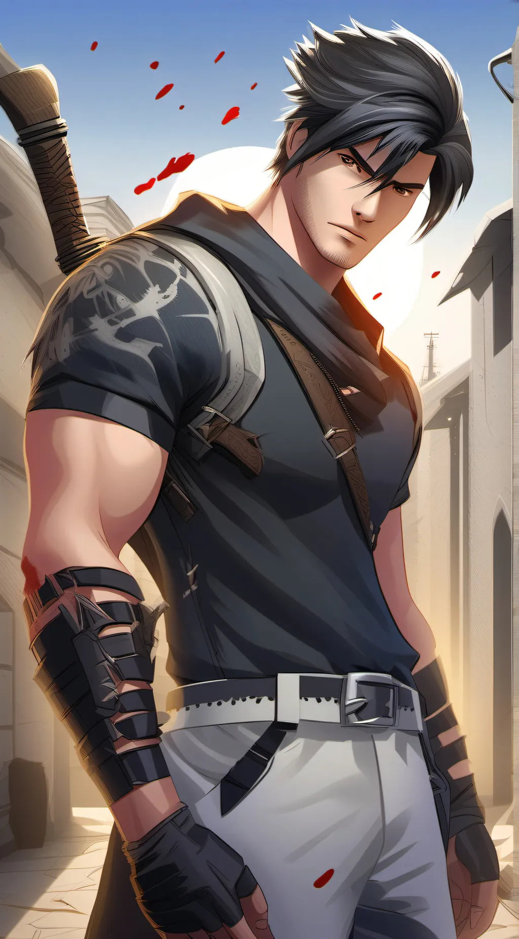 ai character: Jin Kazama background