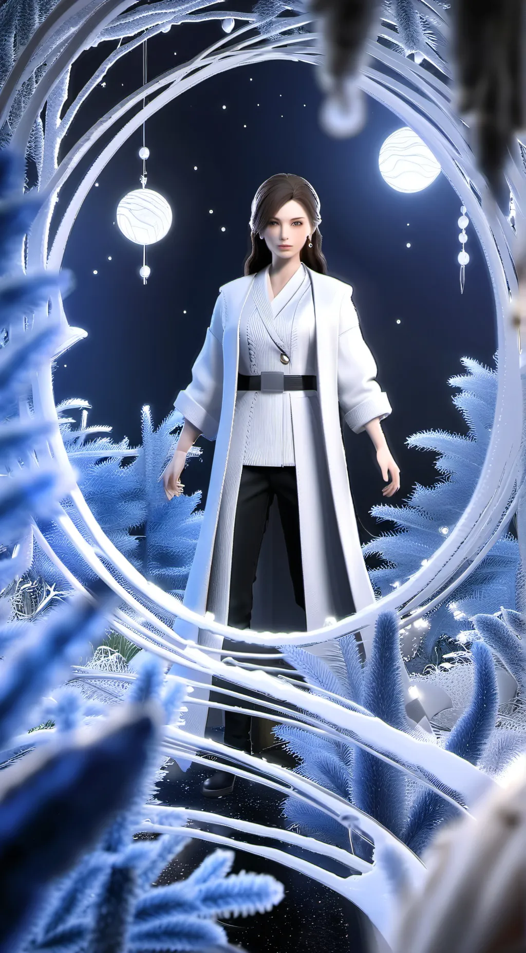 ai character: Luna background