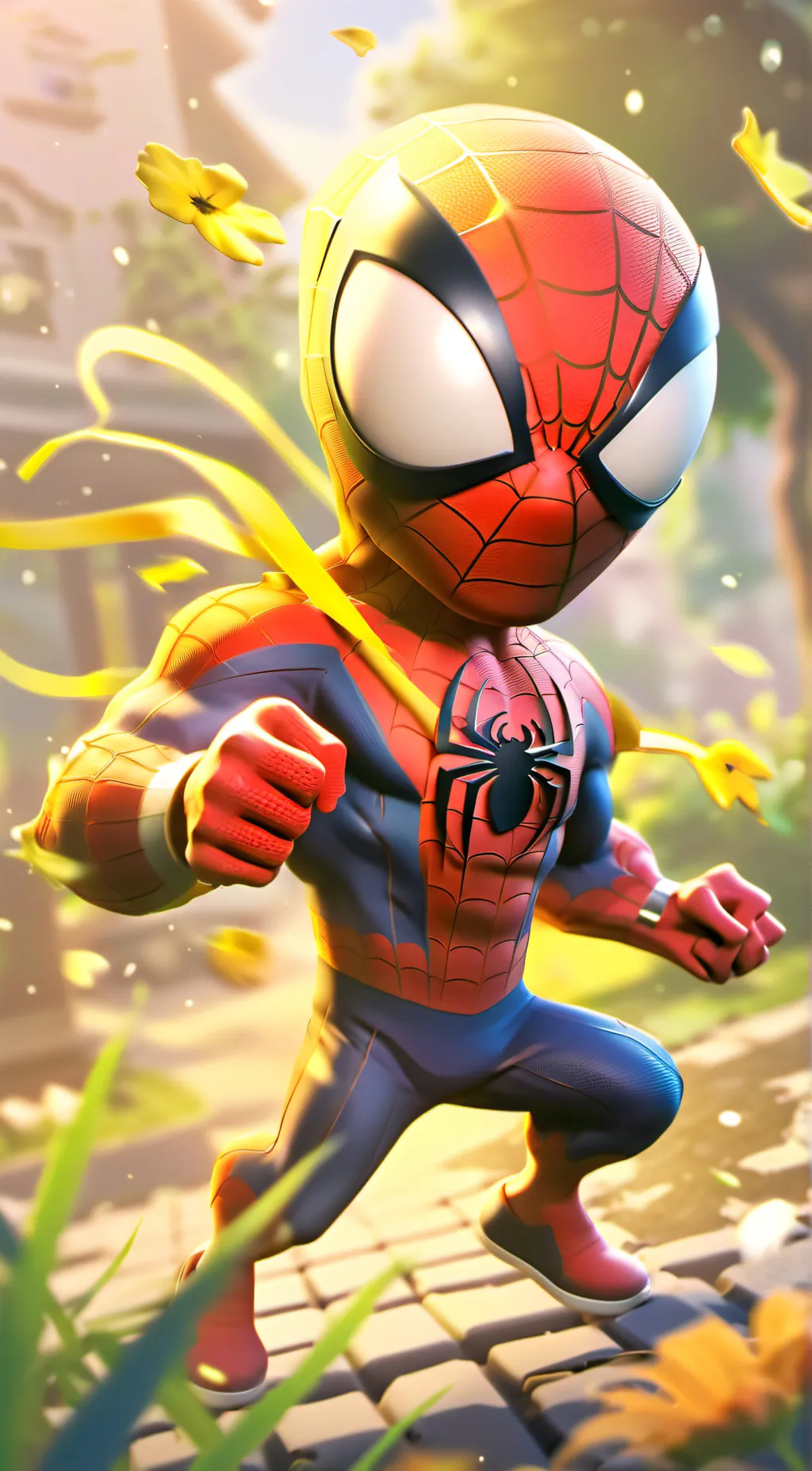 ai character: Spider-Man background