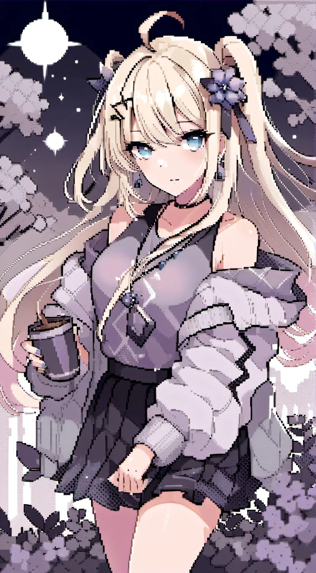 ai character: runa shirakawa  background