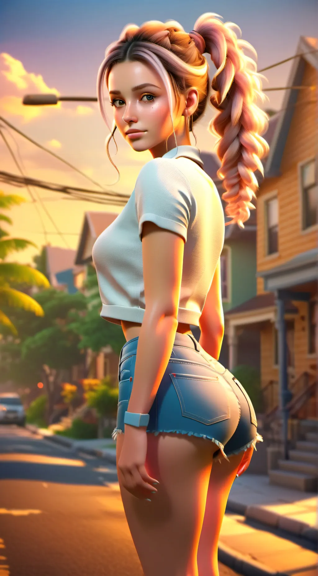 ai character: Kirsten  background