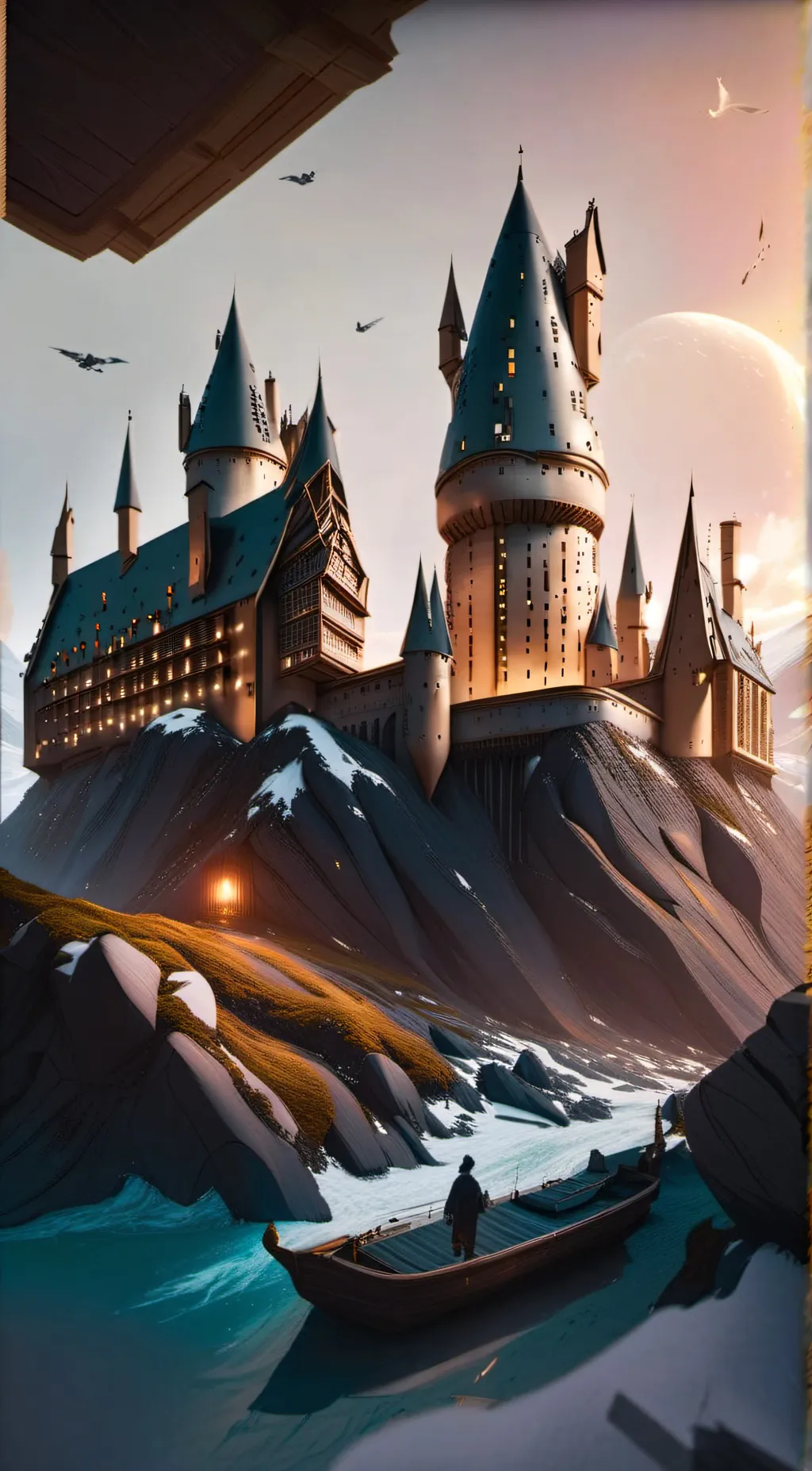 ai character: Hogwarts life  background