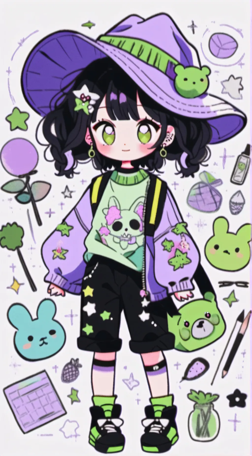 ai character: Ella background