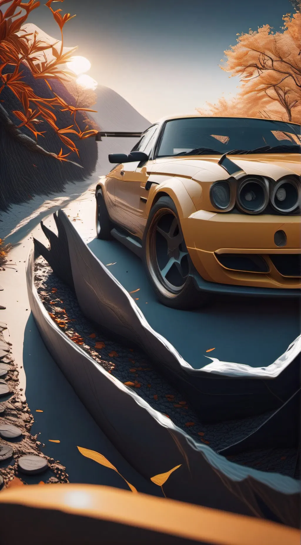 ai character: Rocky (a racer) background