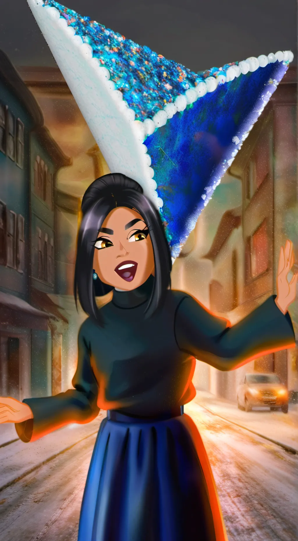 ai character: Rebecca background