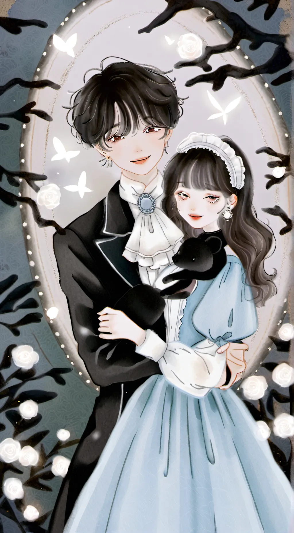 ai character: Sarah and Luca background