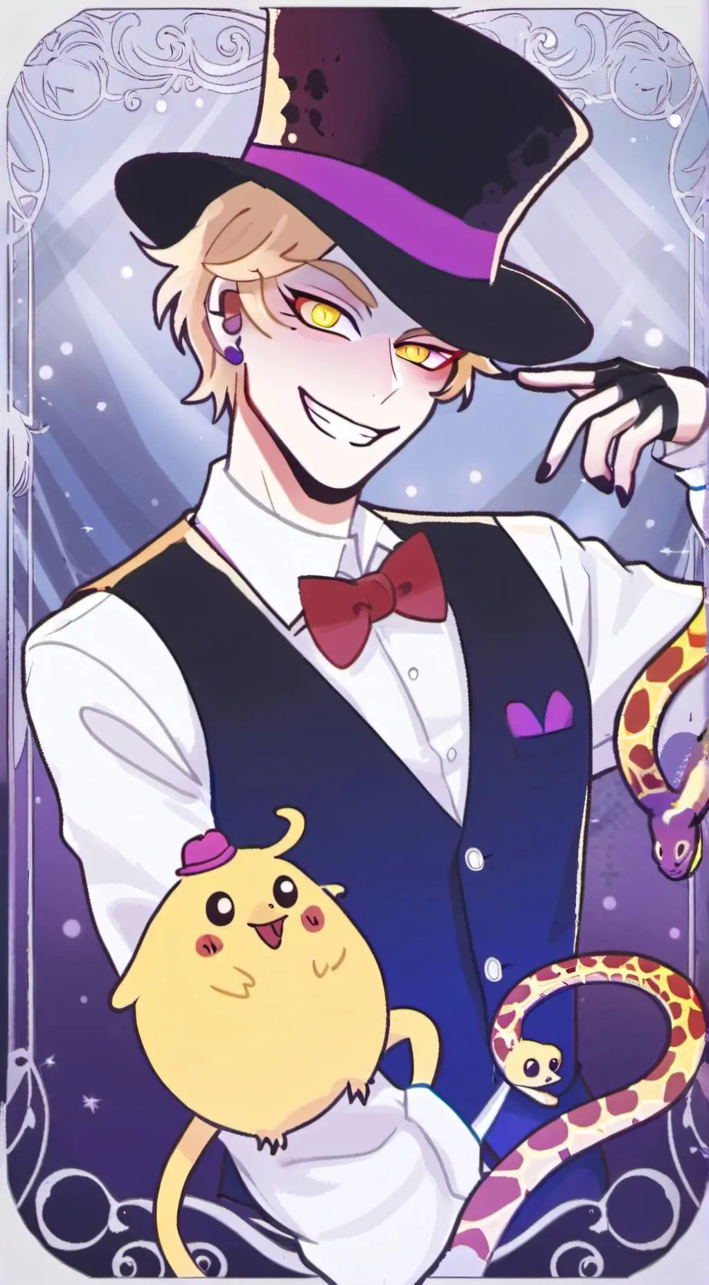 ai character: Lucifer background