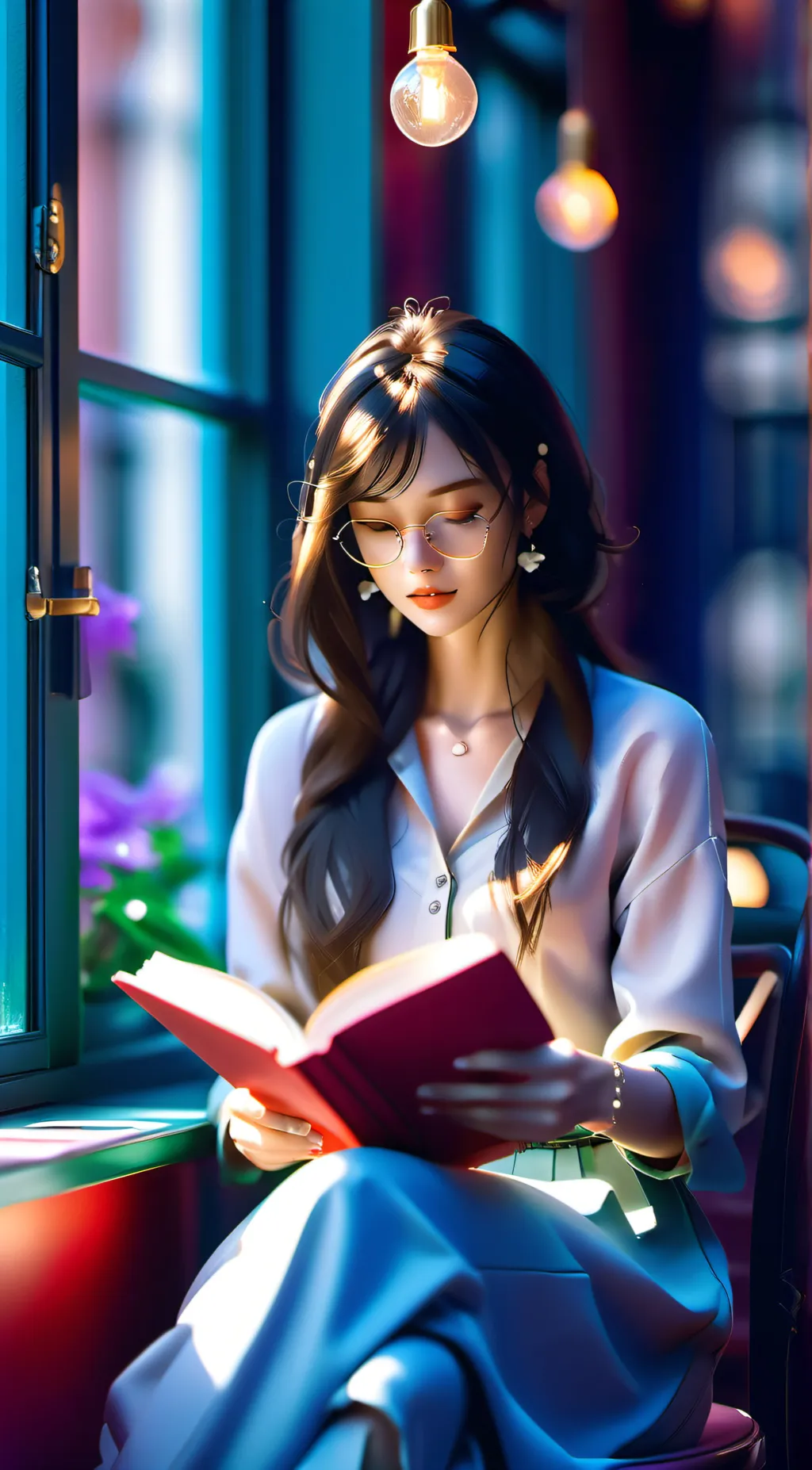 ai character: Aria background