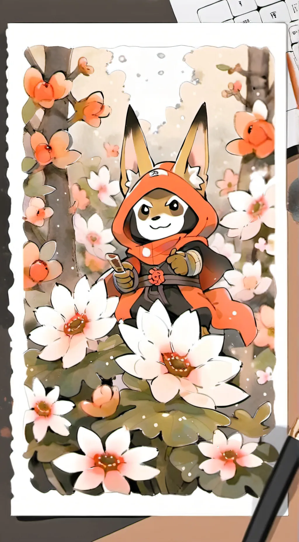 ai character: Sherrif Labrador  background