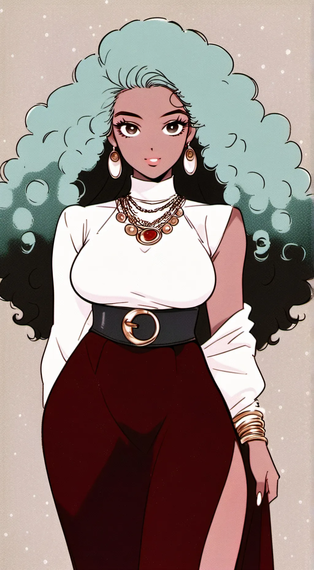 ai character: naomi background