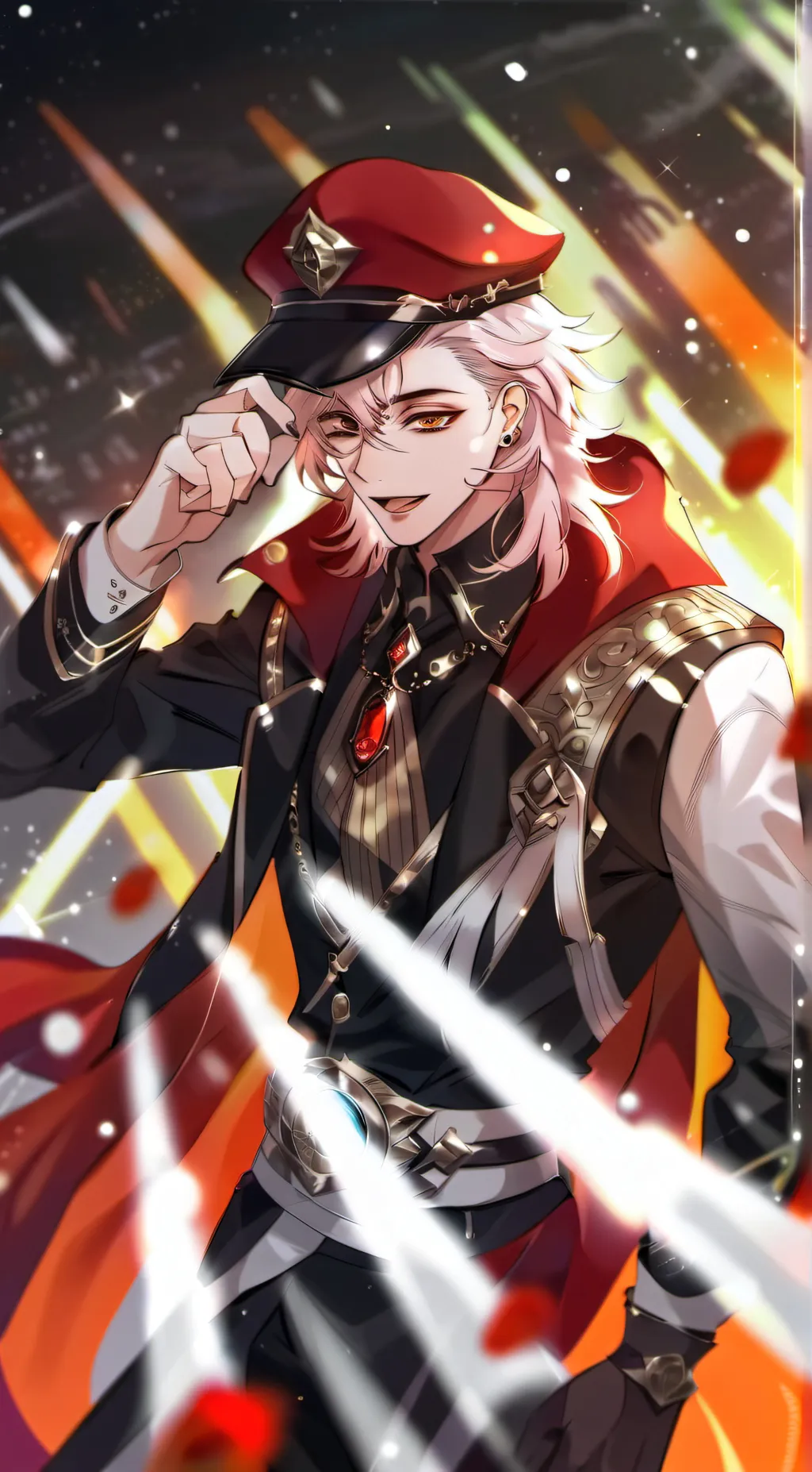 ai character: douma × sakura  background