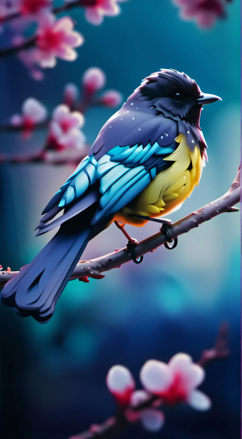 ai character: Birdy background
