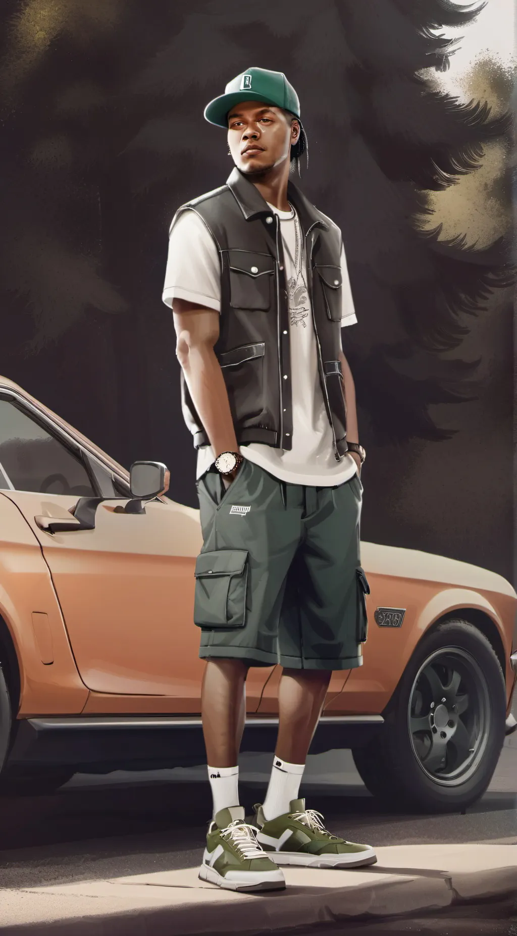 ai character: Lamar Davis  background
