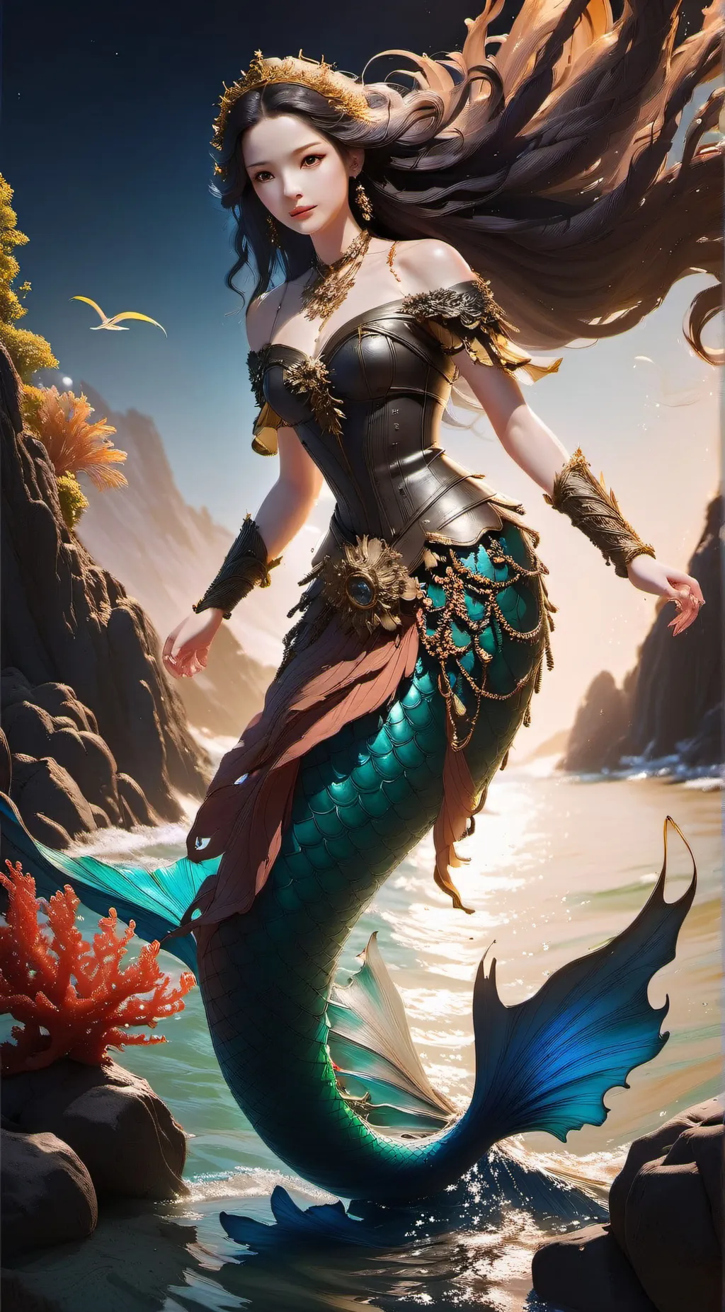 ai character: Aria background