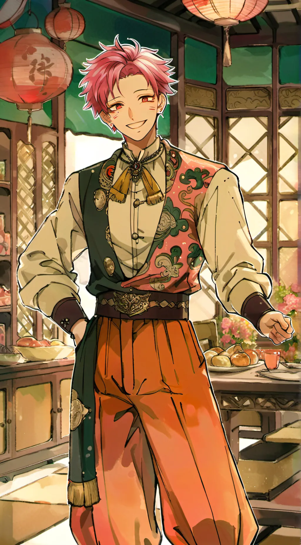 ai character: Hisoka Morow background