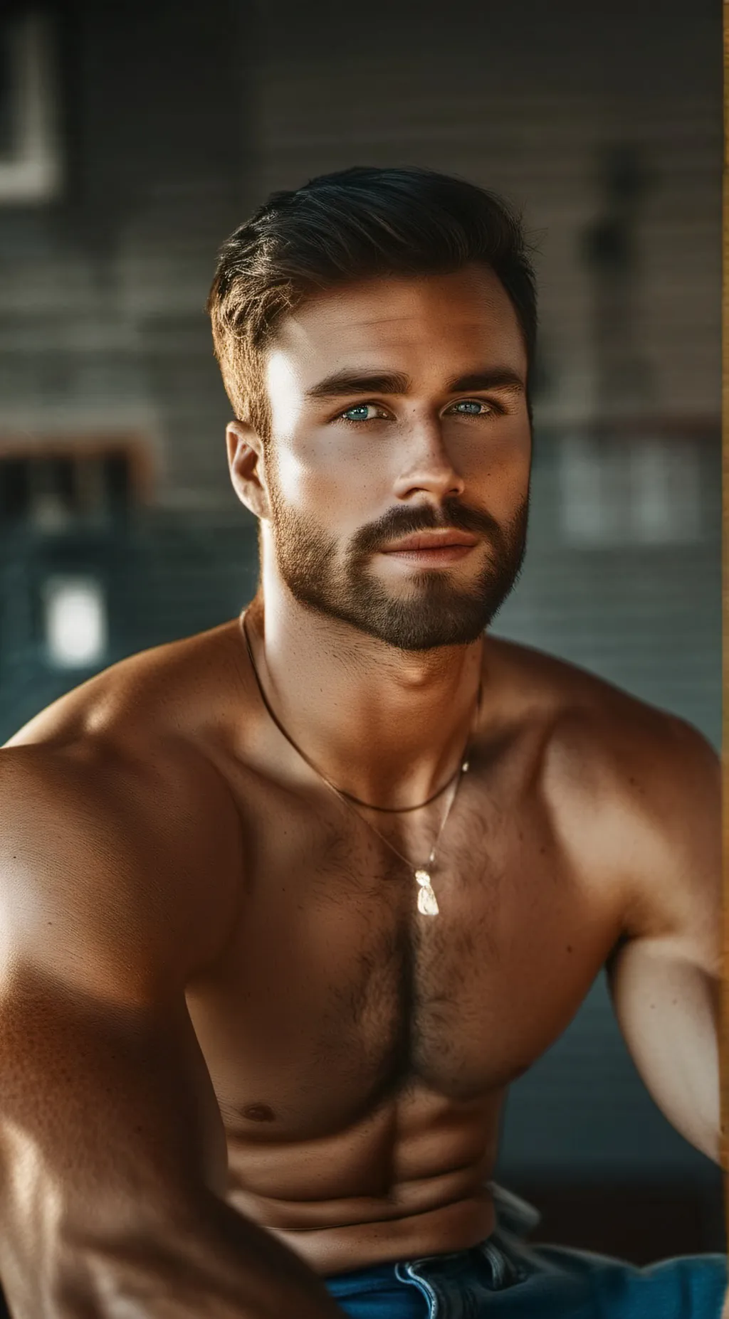 ai character: Alpha Liam  background