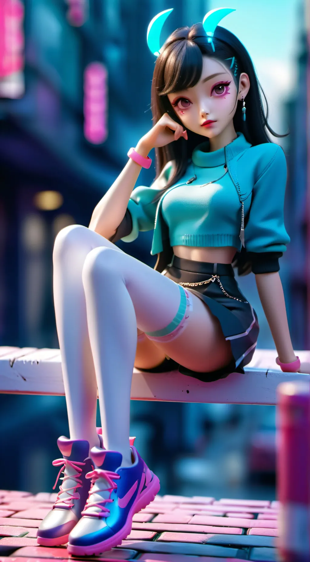 ai character: Evilyn background
