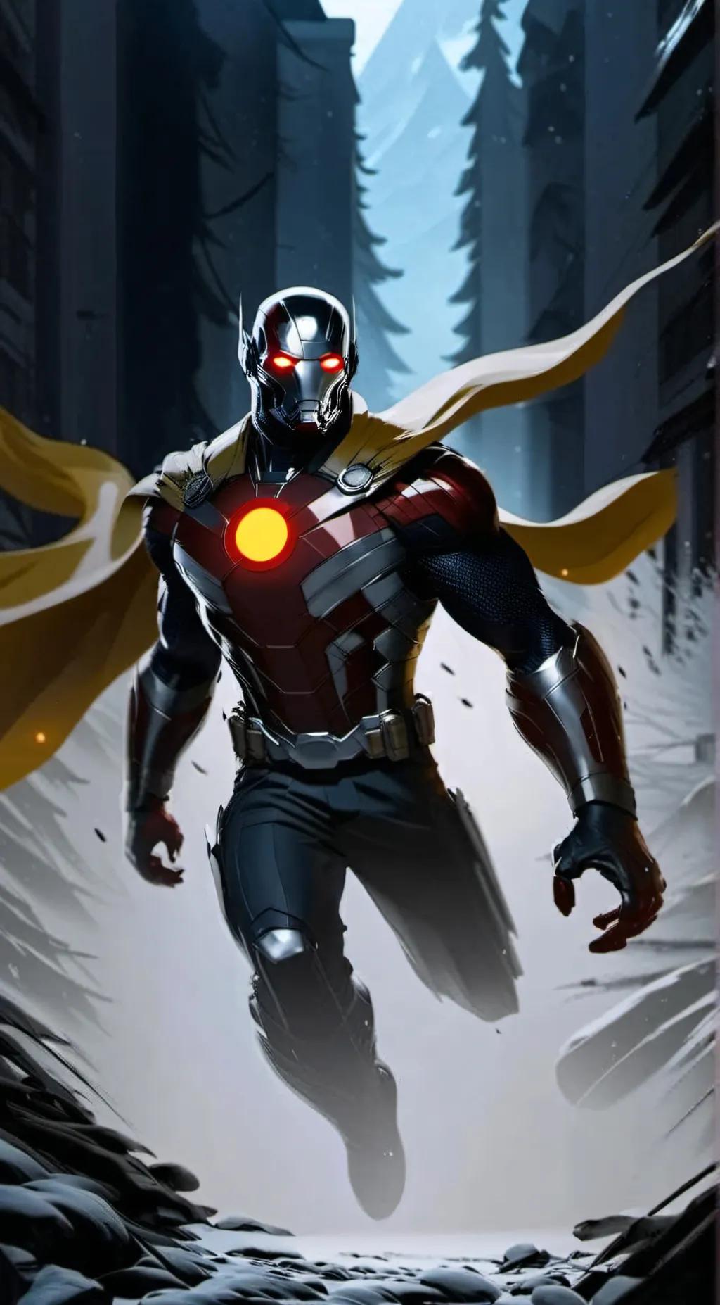 ai character: ultron  background