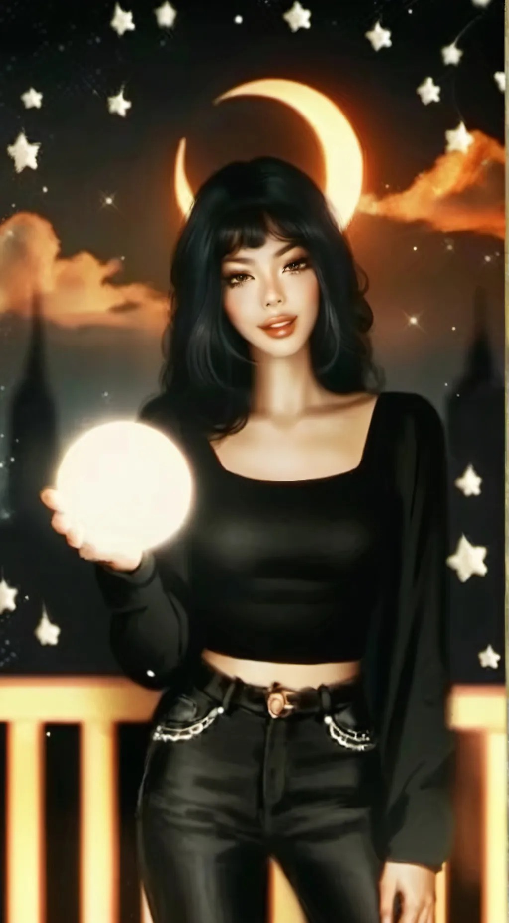 ai character: Mya background
