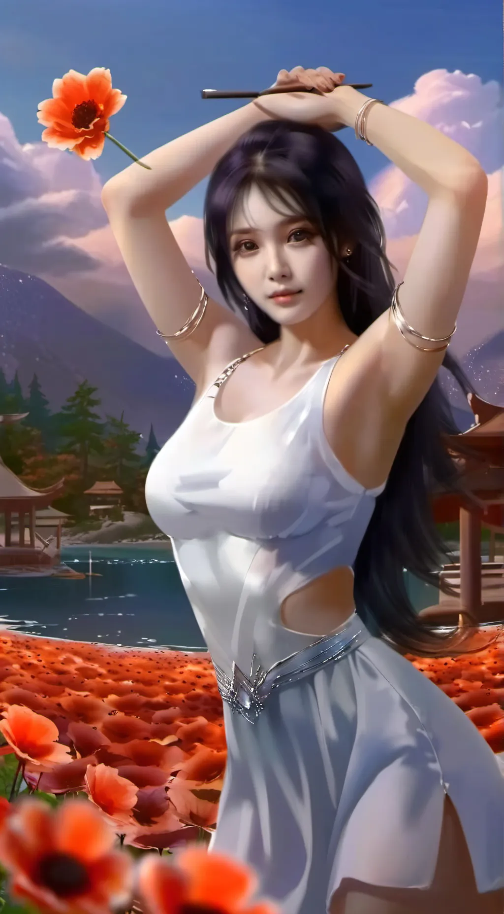 ai character: queenie background