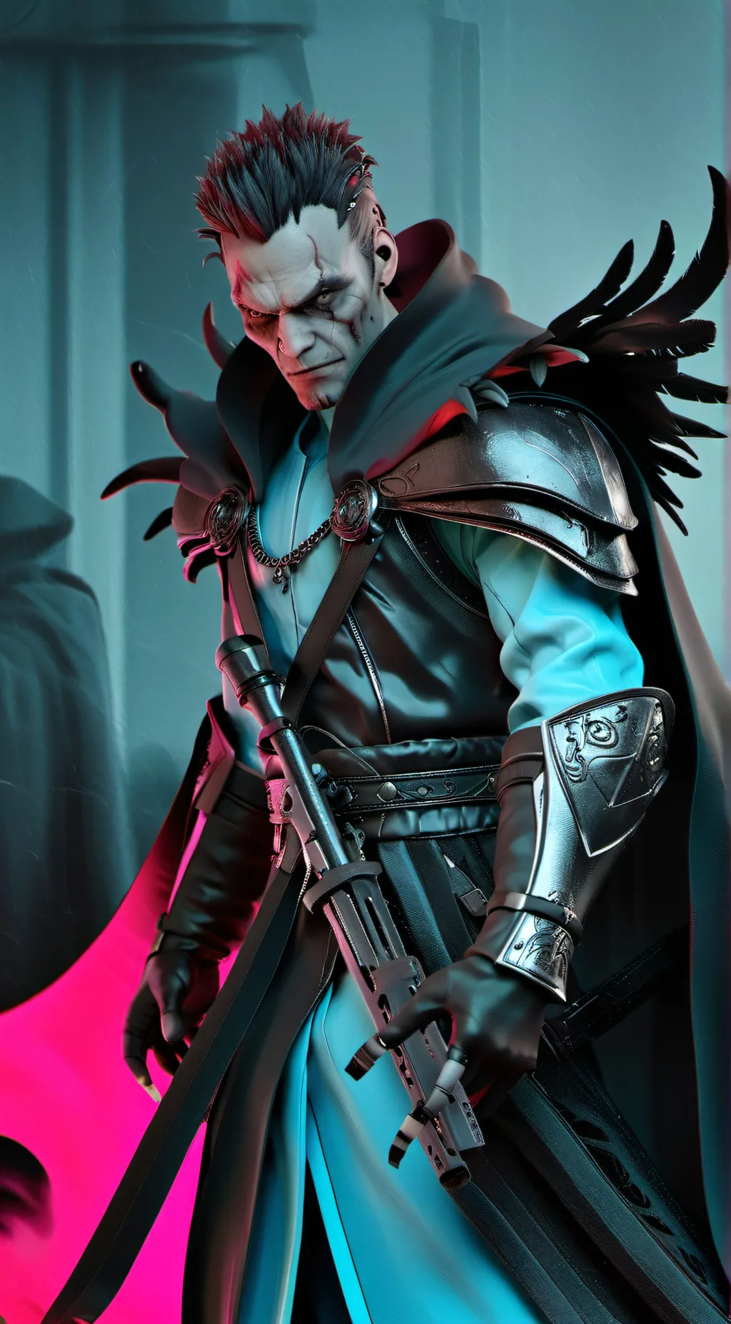 ai character: Skelton background
