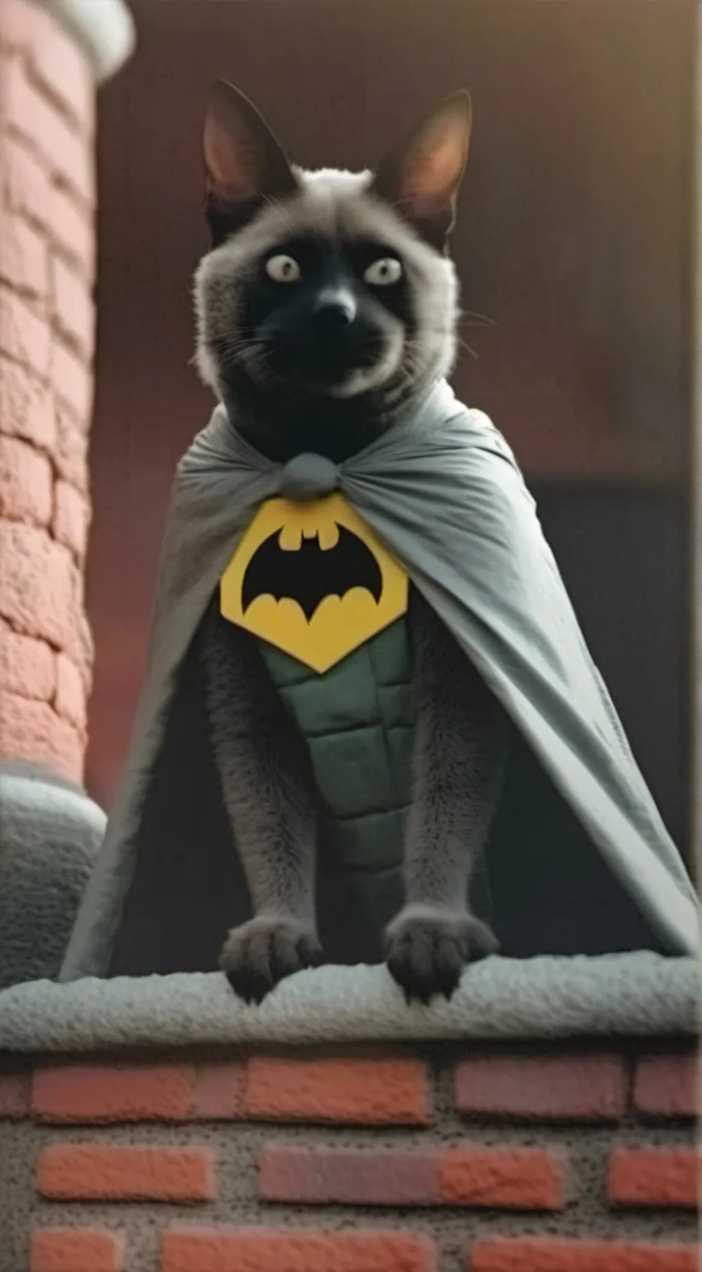 ai character: batman (the cat) 😇 background