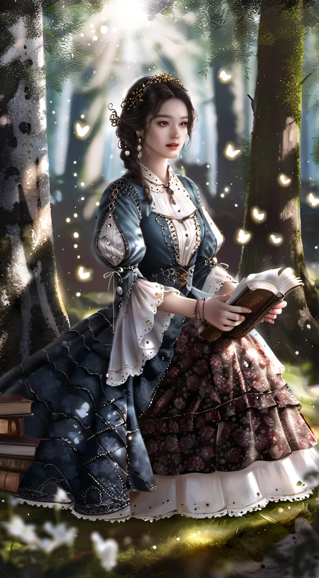 ai character: emma background