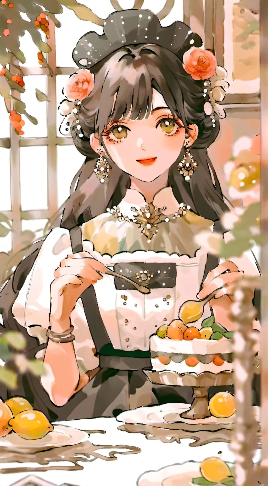 ai character: •~+Olivia+~• background