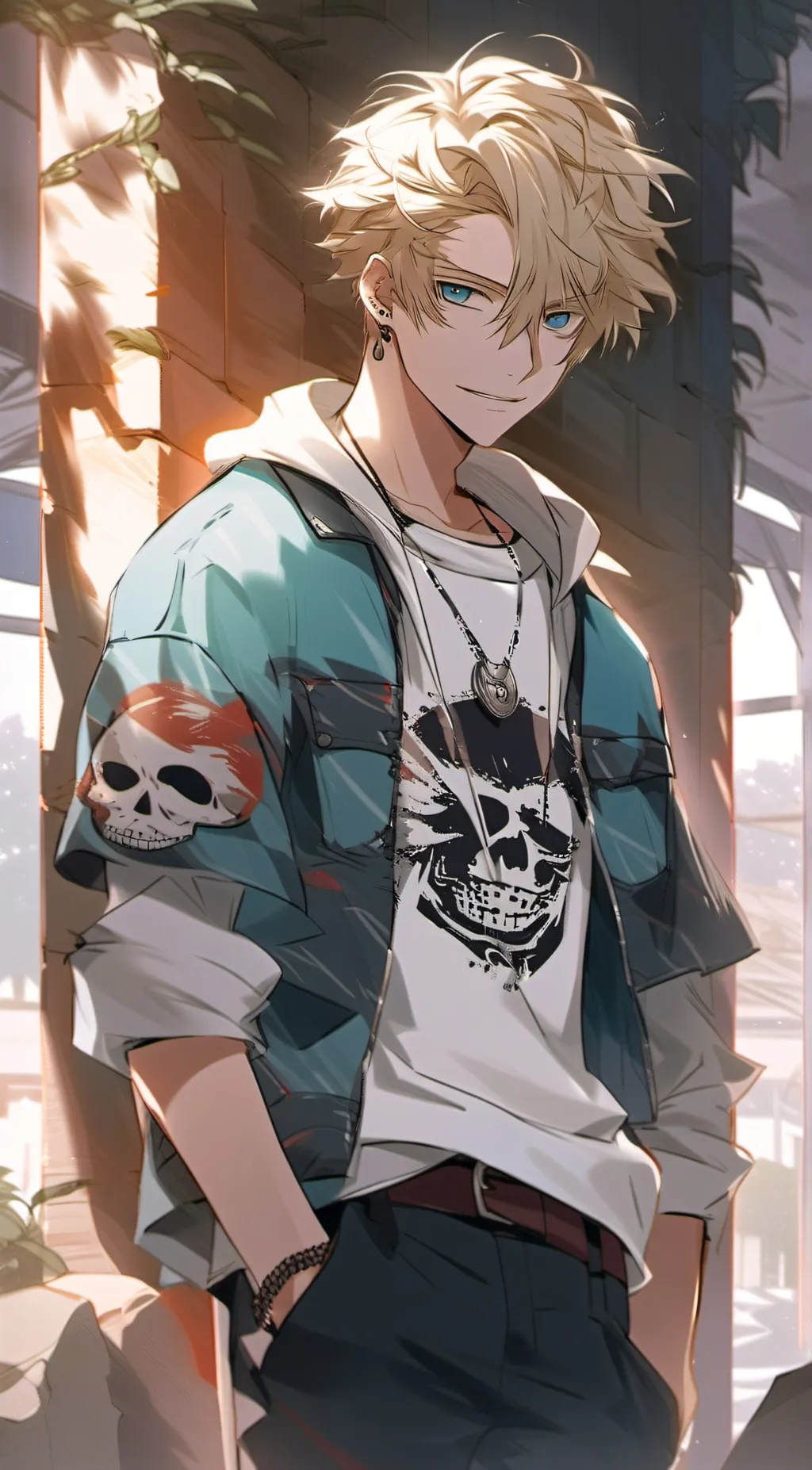 ai character: Colton  background
