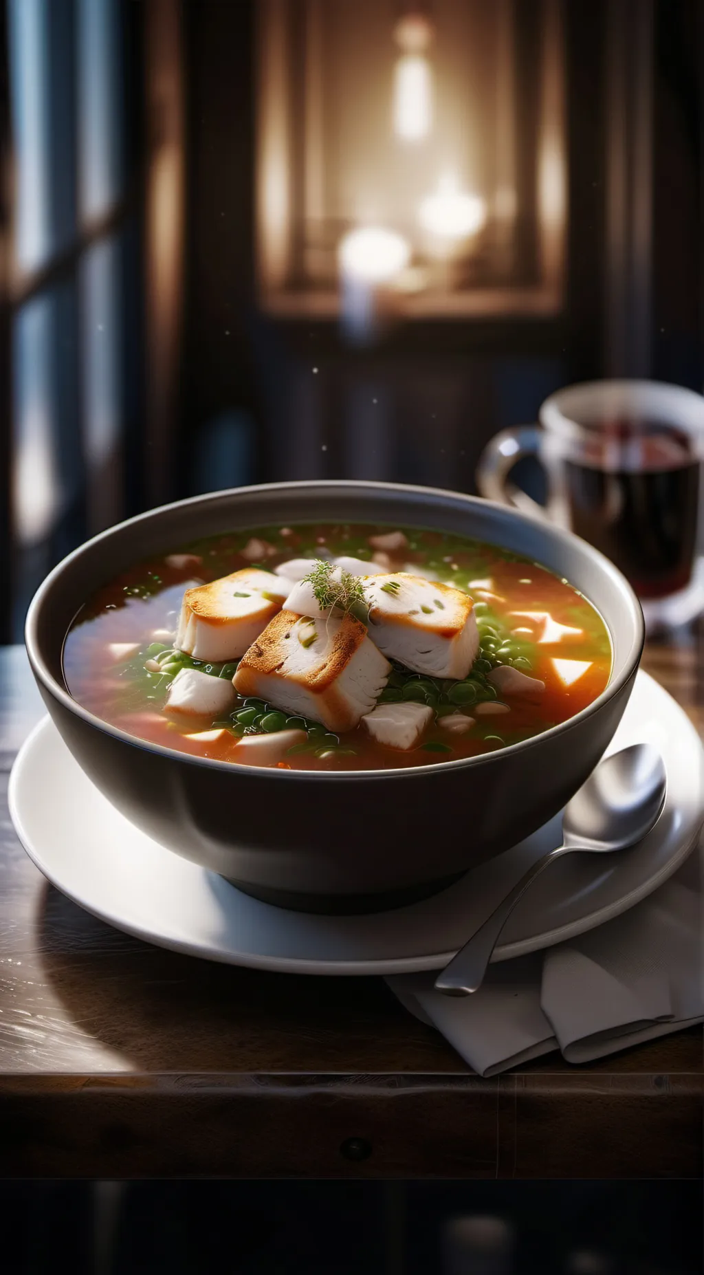 ai character: Weird Soup background