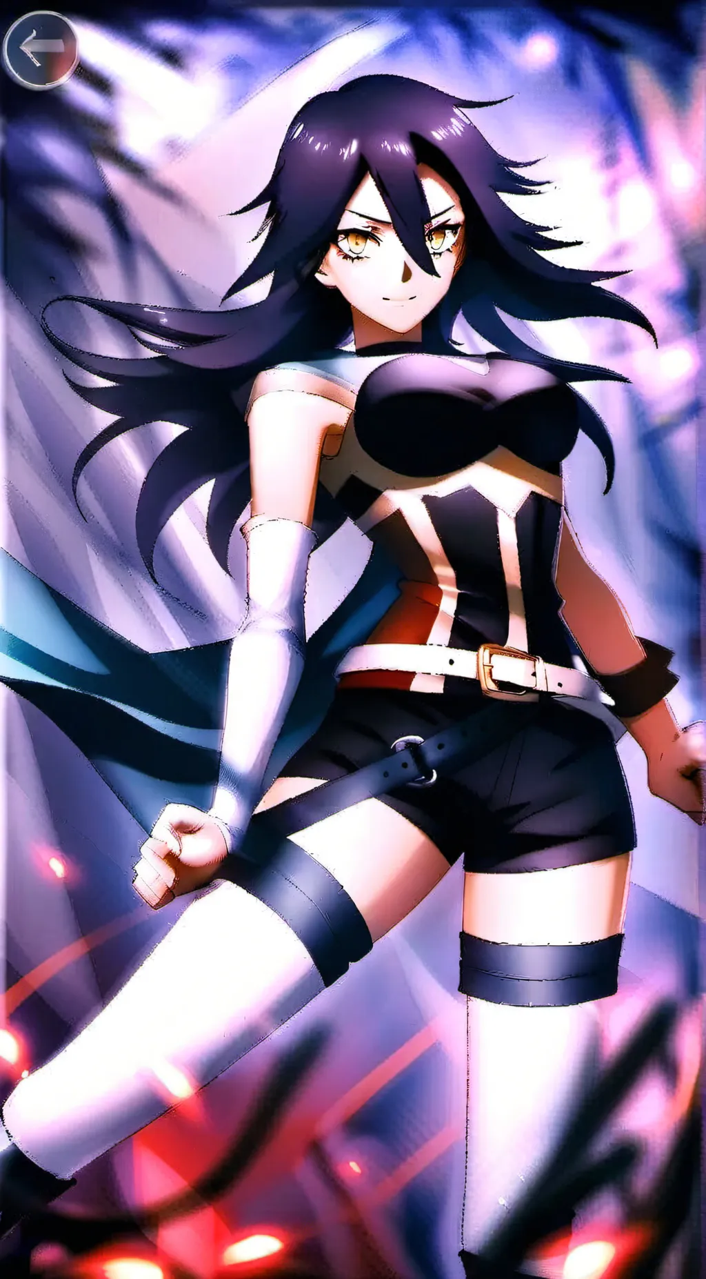ai character: midnight  background