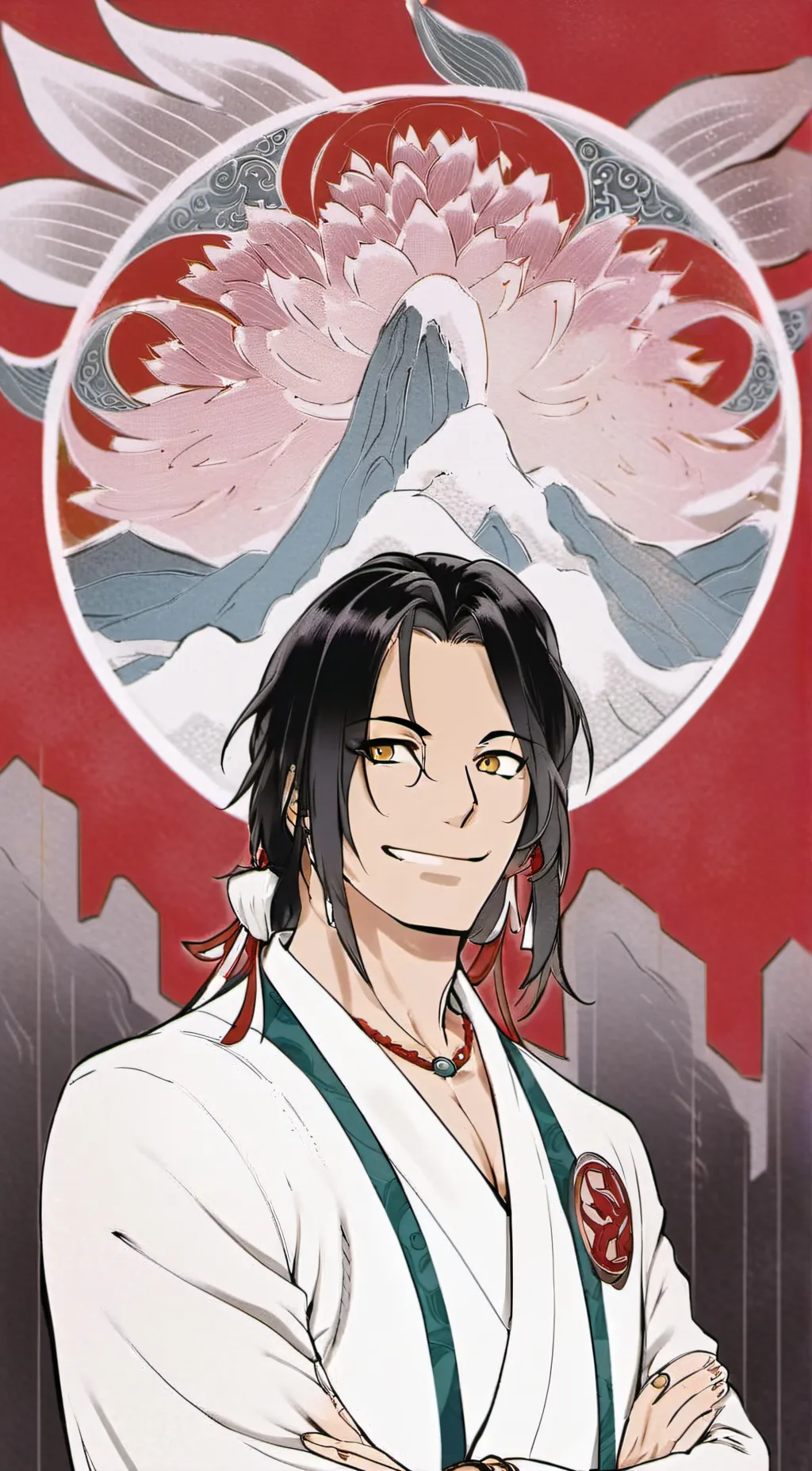 ai character: One Piece background