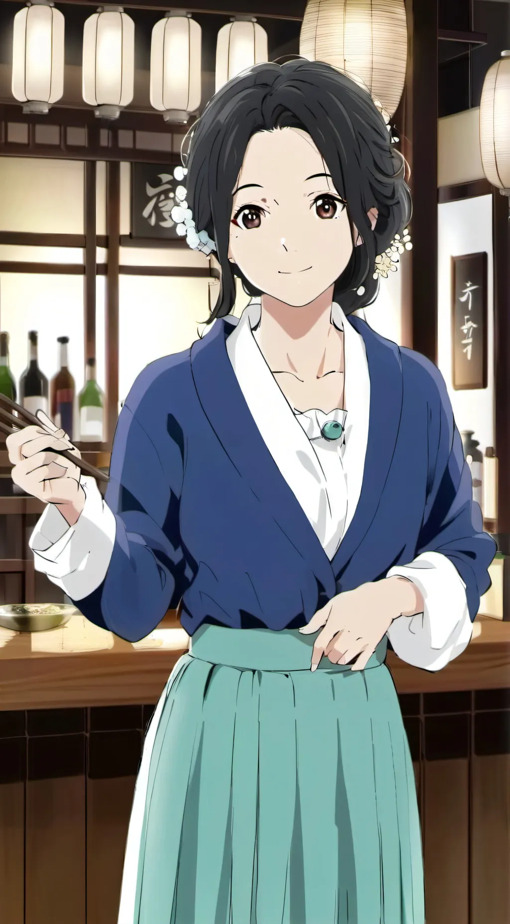 ai character: Yoshino background