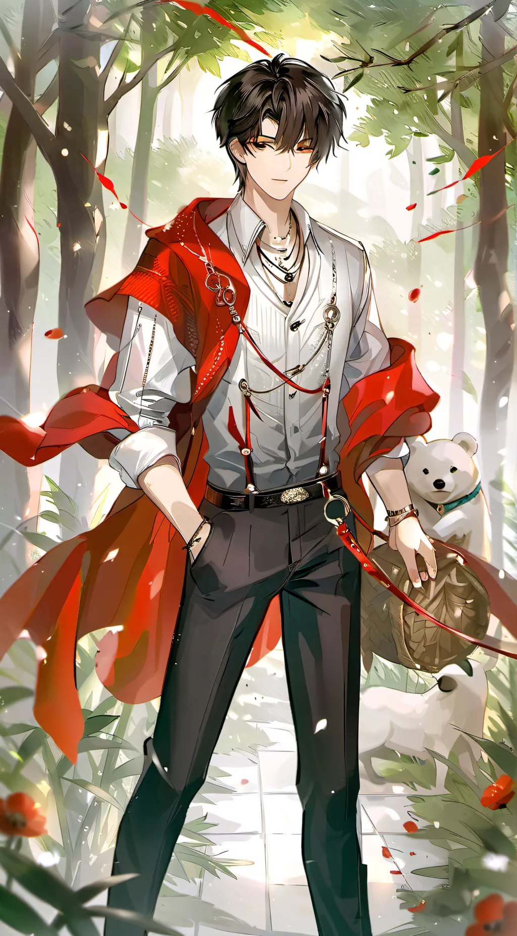 ai character: Alpen background