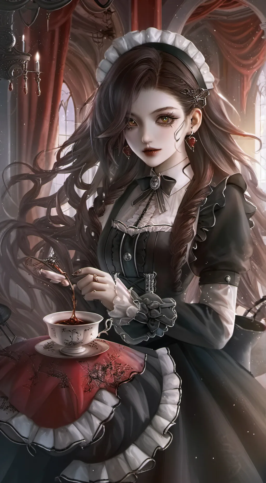 ai character: Creepy Doll background