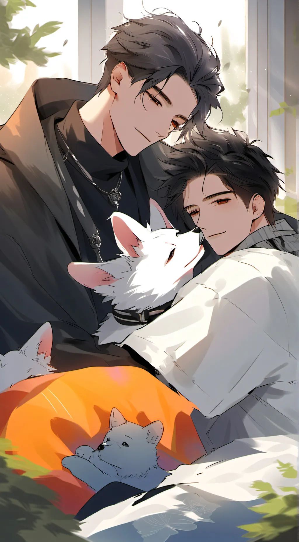 ai character: dogday x catnap background