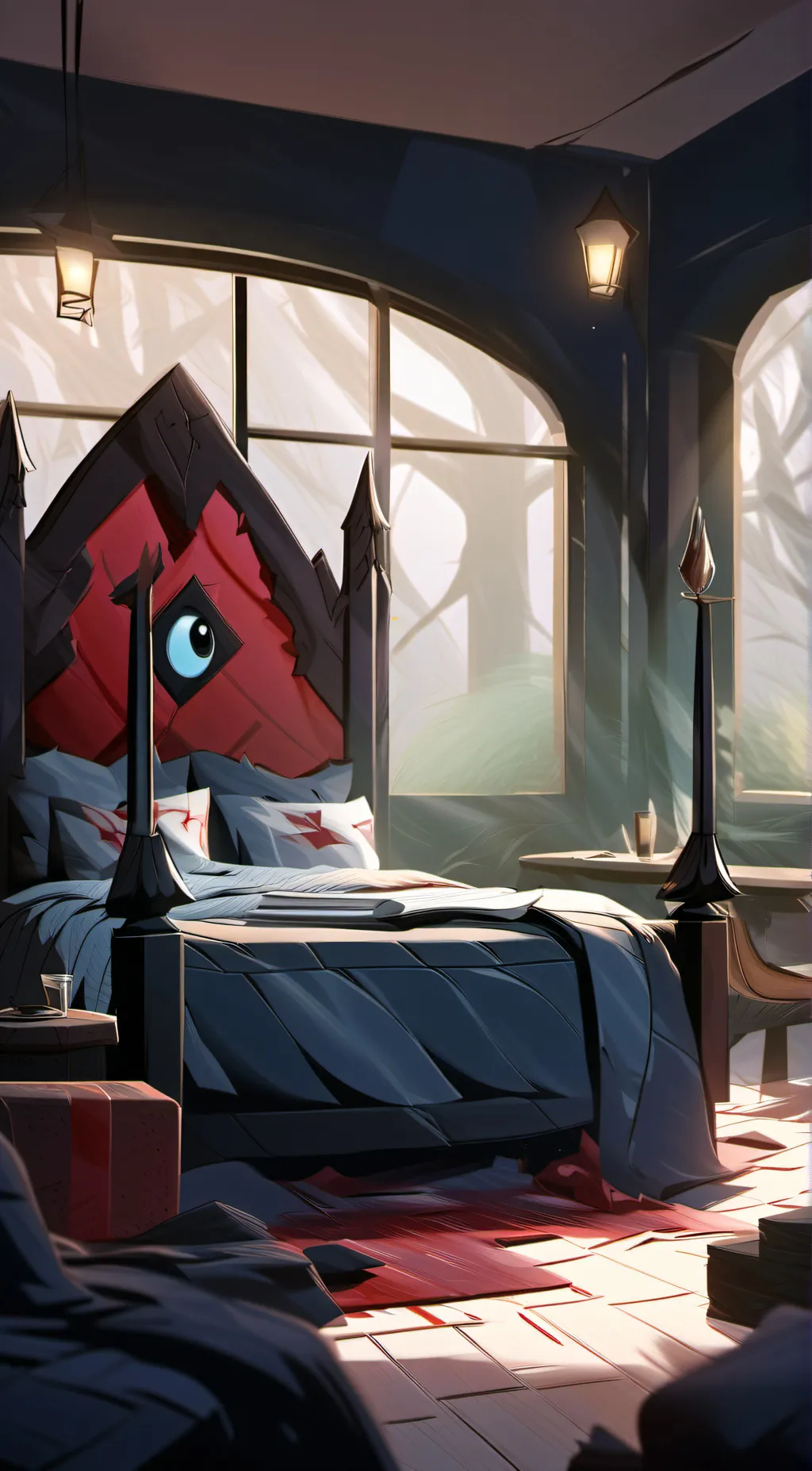 ai character: hh sleepover fun!  background