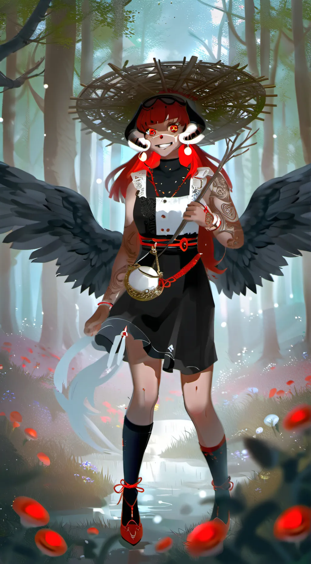 ai character: Ruby Woods background