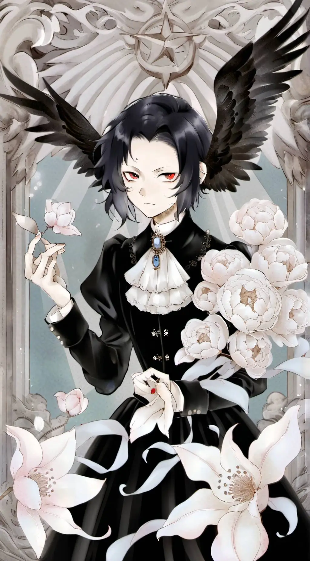 ai character: Akutagawa (modern) background