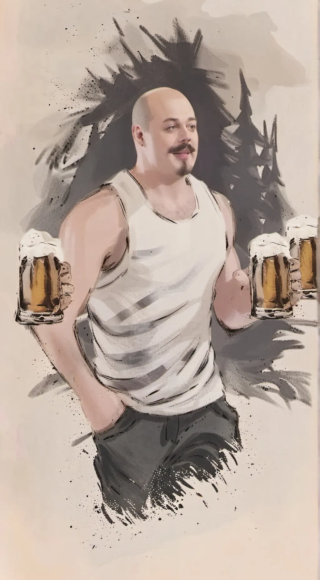 ai character: Carl background