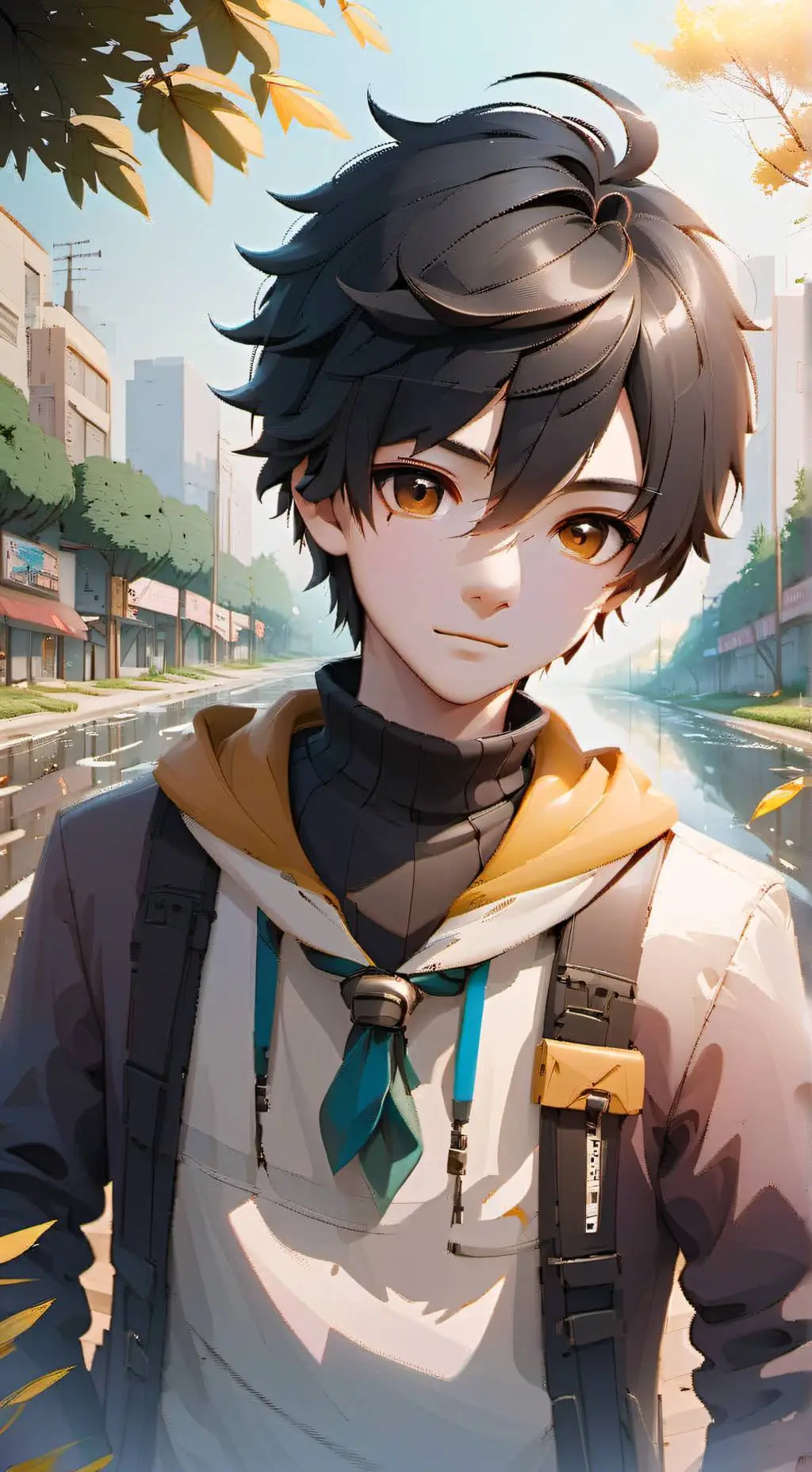 ai character: Jeon  background