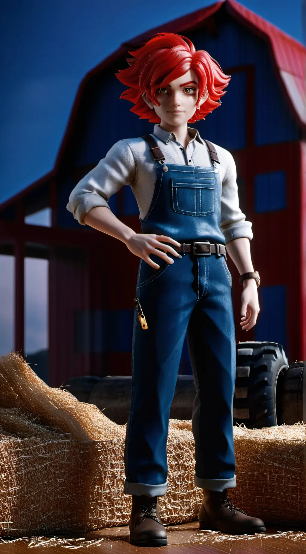 ai character: Hiveton background